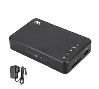 Cpolebev Lettore Multimediale HD 1080P 264 Uscita AV/VGA Lettore HDD USB Adatto per Trasmissioni/pubblicità Spina UE 1 Set