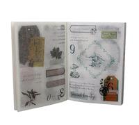 Cpolebev Libro di Washi A Tema Naturale da 40 Fogli per Adulti, per Piante Botaniche, Forniture per Album di Ritagli, un Durevole, Facile da Installare e Facile da Usare