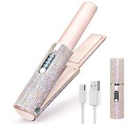 Cpolebev Lisciante per Capelli Elettrica USB 2 In 1 per Lisciare I Capelli Styler per Lisciare I Capelli