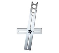 Cpolebev Localizzatore Universale Multifunzionale di Fori per Piastrelle Righello Universale da 40 cm Spessore 1 mm Strumento di Foratura Facile da Usare