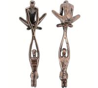 Cpolebev Lover Sculpture Ornament Man Lifting Woman Figurine Coppia Danzante Statua Arte Astratta