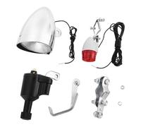 Cpolebev Luce della Bici Bicicletta Motorizzata Bici Frizione Dinamo Generatore Posteriore 6V 3W Accessori per Bici