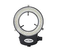 Cpolebev Luce per Microscopio - Luce Ad Regolabile 144 Perline per Lampada Sorgente Un LED Illuminatore Ad per Microscopio Industriale -Spina Europea
