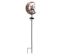 Cpolebev Luci Solari da Percorso, Luci Decorative per Esterni Decorative per Esterni con Sfera di Vetro Fata Lunare