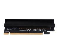 Cpolebev M.2 Nvme Ssd Adapter M2 To Pcie 3.0 Scheda Controller X16 Supporto Interfaccia Chiave M Pci Express 3.0 X4 2230-2280 Size