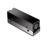 Cpolebev M.2 SSD NVMe Dissipatore di M2 2280 Disco Un Stato Radiatore Un Circolazione d'Aria con Ventola Dissipatore di nel Alluminio Pad Termico di Raffreddamento