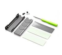 Cpolebev M.2Pro 2280 NVMe Dissipatore di M.2Pro SSD Dissipatore di Pad Termico Fascia di Dissipazione del in Alluminio Pad Termico Durevole Facile da Usare per M2 2280 SSD B