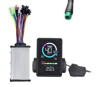 Cpolebev M7C-2 Display LCD per Bici Elettrica 24V-60V+36V 350W Controller Sinusoidale Pannello LCD per Scooter per Mountain e Bike 5PIN Durevole