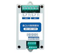 Cpolebev MA01-AACX2220 RS485 2DI+2AI+2DO ModBus RTU Moduli di Rete I/O con Porta Seriale per PLC/Display Touch 2 Switch Output