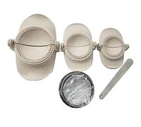 Cpolebev Macchina per Gnocchi Empanadas Mould Maker Set con Tagliapasta e Cucchiaio per Ripieno