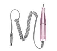 Cpolebev Manico per Trapano Elettrico per Unghie 35000 /Min. Trapano per Unghie, Manuale per Lucidatura, Smerigliatrice, Ricambio per Trapano per Manicure, Rosa