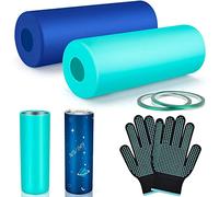 Cpolebev Manicotto per Bicchieri un Sublimazione per 20 Oz, Kit Maniche nel Silicone per Bicchieri un Sublimazione, per Pressa un Caldo per Bicchieri un Sublimazione