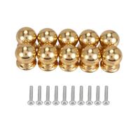 Cpolebev Manopole per Armadietto da 10 Pezzi Manopole a Sfera Rotonde Manopole per Armadietti da Bagno Manopole per Cassettiere, Hardware per Armadietto Moderno per Cucina