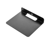 Cpolebev Mensola da Parete in Metallo Supporto per Altoparlante Mensola da Parete per Altoparlante Bluetooth, Telefoni Cellulari, Espositore per Giocattoli Facile Installazione Facile da Usare Nero