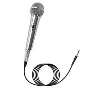 Cpolebev Microfono Professionale A Condensatore in Plastica, Microfono Cablato per KTV, Performance di Palcoscenico di Canto.