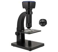 Cpolebev Microscopio Digitale Biologico 2000X Microscopio USB WiFi con Obiettivo Digitale e Microbico con 11 LED Regolabili