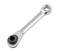 Cpolebev Mini 1/4 Double Ended Quick Socket Chiave un Cricchetto Cacciavite Bit Strumenti Chiave un Cricchetto con Impugnatura