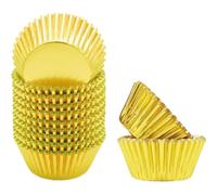 Cpolebev Mini 500 Pezzi di Pirottini In D' per Cupcake, Pirottini Spessi e Robusti, Resistenti All'Olio, Carta per Pirottini per Muffin B