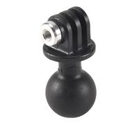 Cpolebev Mini Adattatore Portatile per Base con Testa Un Sfera per Treppiede per Hero 8 7 6 5 Action Camera per