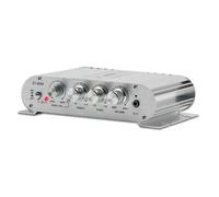 Cpolebev Mini Amplificatore Audio Digitale per Auto Amplificatore Audio Stereo con Luce Blu per Home Theater, Club, Musica per Feste 200 W X2(B) Installazione Semplice