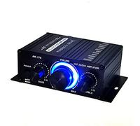 Cpolebev Mini Amplificatore Stereo Dc12V Lettore Audio Hi-Fi Un Doppio Canale Supporta L'Ingresso Dvd del Telefono Cellulare per L'Uso Domestico 'Auto nel Moto