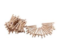 Cpolebev Mini Espositori nel Legno da 24 Pezzi 12,7 Cm, Cavalletti, Supporti da Tavolo, Adatti per per Bambini, Biglietti da Visita
