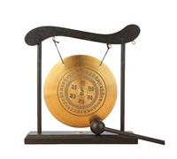 Cpolebev Mini Gong da Tavolo da Tavolo Carillon di Strumento A Percussione Piatti Gong con per Decorazioni per la Casa Regalo per L'Inaugurazione della Casa-B Durevole Facile da Usare