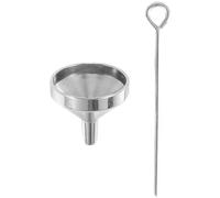 Cpolebev Mini Imbuti Set Kit di Riempimento per Imbuto nel Urna nel Acciaio Inossidabile per Ceneri di Gioielli per Cremazione