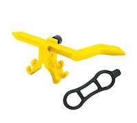 Cpolebev Mini Ruota per Bicicletta Supporto per Centratura Cerchi per Bici Strumenti di Regolazione Strumenti per la Riparazione di Ruote per Bici Accessori per Ciclismo Giallo