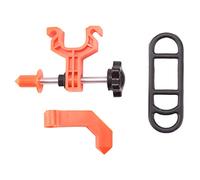 Cpolebev Mini Ruota per Bicicletta Supporto per Ruota per Bici Strumenti di Regolazione per Cerchi Strumenti di Riparazione per Ruote per Bici Accessori per Il Ciclismo,Arancione