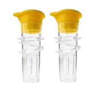 Cpolebev Mini Spremi Limone, Spremi Limone con Tappo A Vite, Spremi Limone Manuale In Plastica, Spremi Limone, Spremiagrumi Compatto