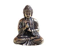 Cpolebev Mini Statua di Buddha Statua di Buddha Buddismo Cinese Puro di Rame Statua di Buddha Sakyamuni