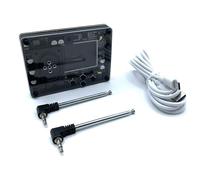 Cpolebev Mini Strumento Musicale Elettronico Theremin con Display Regalo Durevole Facile da Usare Nero