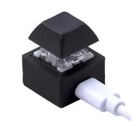 Cpolebev Mini Tastiera Tastierino Macro RGB Personalizza Fai da Te di Scelta Rapida Tastiera da Gioco Tastiera Meccanica Programmabile Interruttore Blu 1 Tasto Installazione Semplice