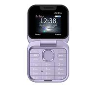 Cpolebev Mini Telefono Cellulare con Vibrazione Radio FM Voce Nera Chiamata Rapida Vibrazione Scheda 2SIM Display Piccolo Telefono Pieghevole Resistente Facile da Usare (Viola)