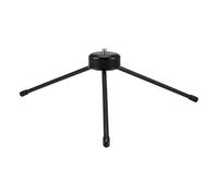 Cpolebev Mini Treppiede nel Metallo, Treppiede da Tavolo con da 1/4 di Pollice, Adatto per Proiettori e Tutte Le Fotocamere