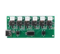 Cpolebev Mini Umidificatore USB di Tipo C Kit DIY Mist Maker e Driver Circuit Board 6 Fogger Atomization Film Atomizer Sheet(A)