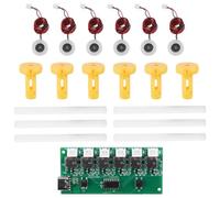 Cpolebev Mini Umidificatore USB di Tipo C Kit DIY Mist Maker e Driver Circuit Board 6 Fogger Atomization Film Atomizer Sheet(B)