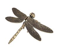 Cpolebev Miniatura di Libellula in, Figura di Animale in Fusione, Scultura in Metallo in Stile retrò per Decorazione della Casa, Facile da Usare, Resistente e di Finitura Elegante.