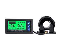 Cpolebev Misuratore di Batteria Hall Coulomb Meter DC 8-100V 200A Lifepo4 Agli di Litio -Acido Display di Potenza Della Capacità