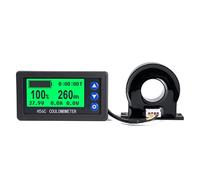 Cpolebev Misuratore di Batteria Hall Coulomb Meter DC 8-100V 400A Lifepo4 Li-Ion Litio Agli di Display di Potenza