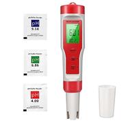 Cpolebev Misuratore di PH Digitale 4 In 1 con Funzione PH/TDS/EC/Temp per Coltura, per Coltivazione di Sostanze Nutritive, Giardino Interno, Birra, Piscina,