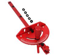 Cpolebev Mitra Gauge Maniglia In Lega di Alluminio Banco da Banco Router Mitra Gauge Segatura Assemblaggio Righello Strumenti per la Lavorazione del Legno Durevole Rosso