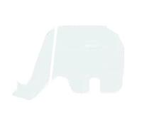 Cpolebev Modello di Decorazione con Elefante Adorabile, Decorazione con Elefante, Arredamento da Cucina con Elefante Modello In Acrilico con Decorazione con Elefante Adorabile, Facile da Usare, 8 Poll