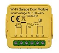 Cpolebev Modulo Controller Apriporta Garage Tuya Interruttore di Controllo Remoto App Smart Life Funziona con Home Assistant Wifi