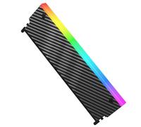 Cpolebev Modulo di Memoria ARGB per Computer Dissipatore di Copertura Ondulata Raffreddamento Avanzato DDR3 DDR4 DDR5 PC RAM Dispositivo di Raffreddamento Radiatore Armatura Nero