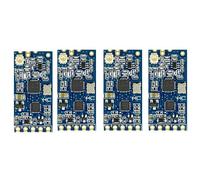 Cpolebev Modulo Porta Seriale Wireless -12 433 MHz SI4463 1000M Sostituisci Bluetooth HC12 in Plastica Blu