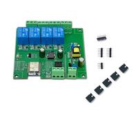 Cpolebev Modulo Relè ESP-07 Modulo WIFI A 4 Vie Alimentatore CA/CC Scheda di Sviluppo ESP8266 Modulo di Sviluppo Secondario