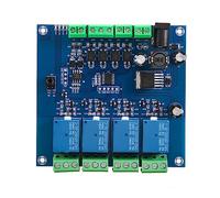 Cpolebev Modulo Relè Modbus RTU A 4 Vie Modulo Relè 7-24 V Interruttore Ingresso e Uscita RS485/TTL con Protezione Anti-Inversione