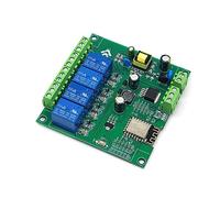 Cpolebev Modulo Relè WIFI Wireless ESP8266 un 4 Canali Scheda di Sviluppo ESP-12F AC90-250V/DC7-30V/5V APP E-